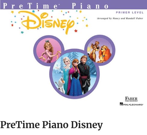  Piano Adventures Primer Level PreTime Disney Piano Book 