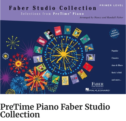  Piano Adventures Primer Level PreTime Piano Faber Studio Collection Book 
