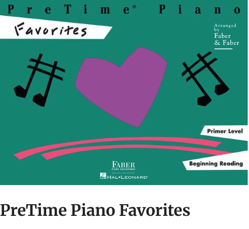  Piano Adventures Primer Level PreTime Piano Favorites Book 