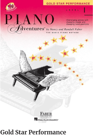  Piano Adventures Level 1 Gold Star Performance Book 