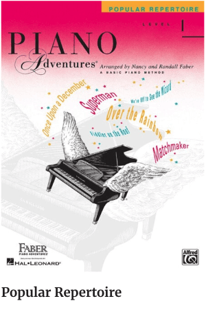  Piano Adventures Level 1 Popular Repertoire Book 