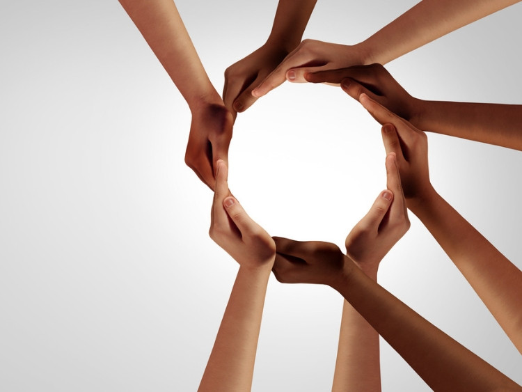 women in circle