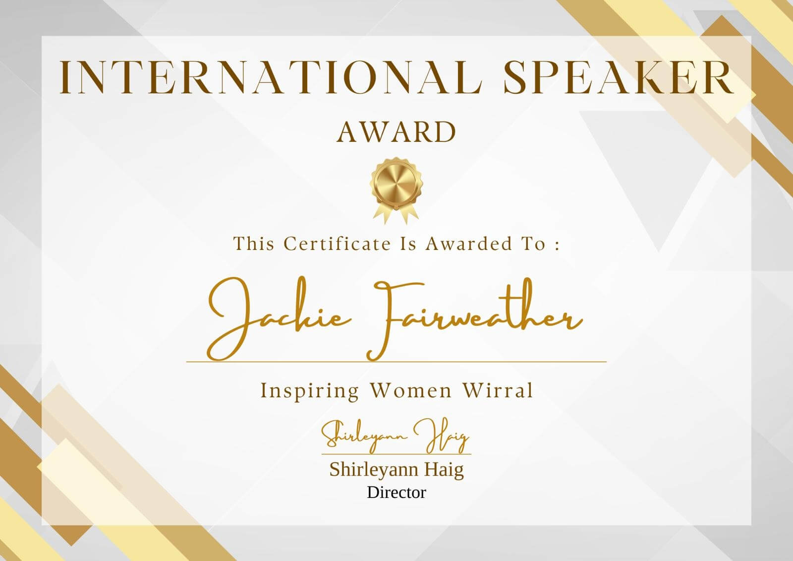 “Jackie is one of the most grounded and impactful voices in women’s health today. Her ability to simplify midlife and menopause is life-changing.” — Event Director, Inspiring Women Wirral