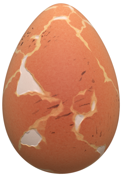 Cracked egg