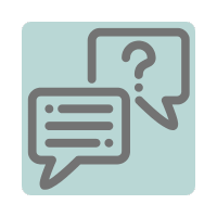  Speech bubble icon representing collaborative sleep coaching and parent guidance