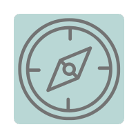  Compass icon representing choosing a sleep coaching strategy