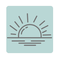  Sun icon representing renewed energy and brighter days after restful sleep