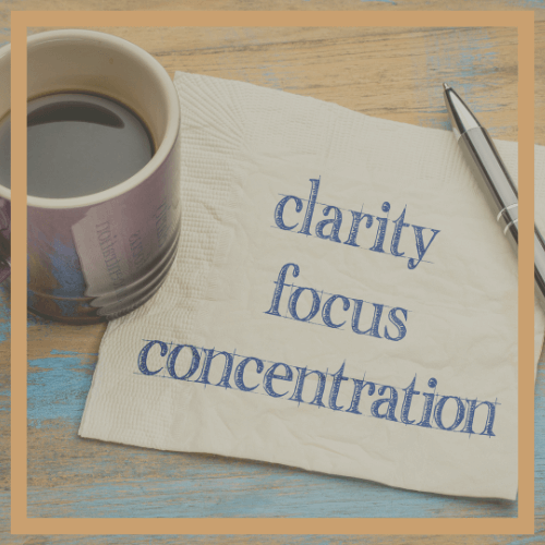 brain fog, mental clarity, focus, concentration