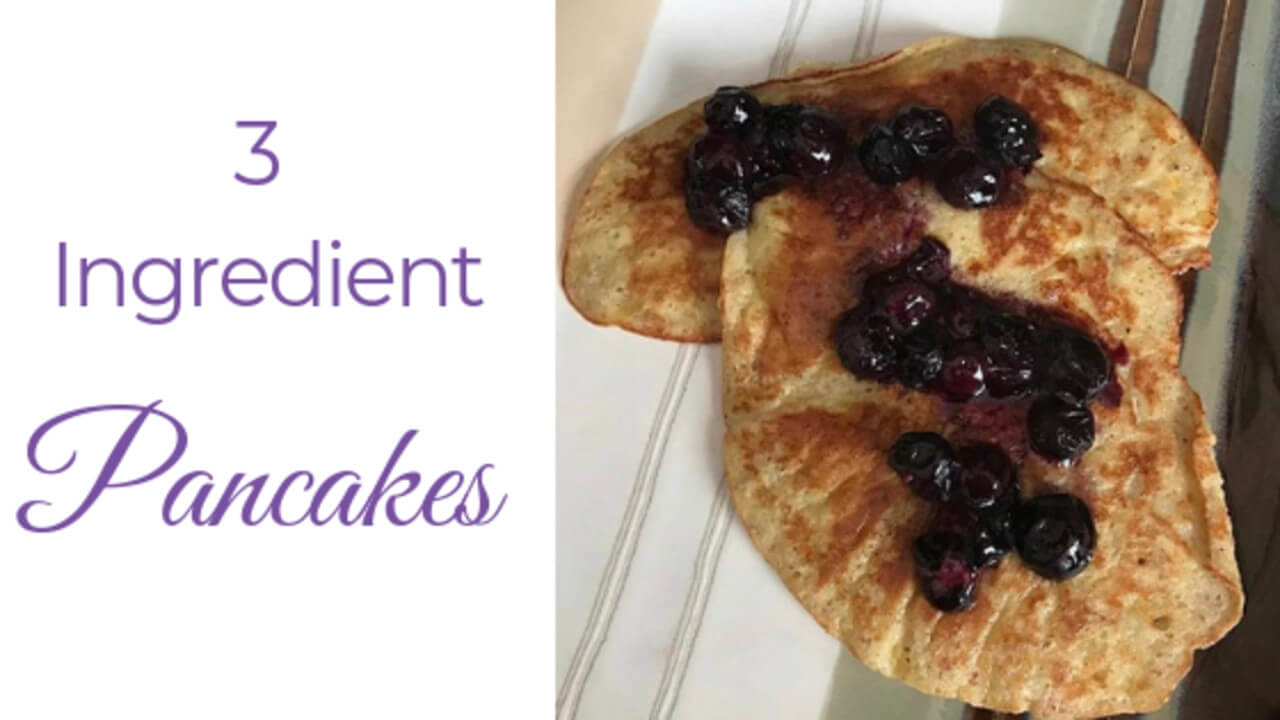 Gluten free pancakes with only 3 ingredients: a blog post by Andrea Nicholson, Functional Nutritionist
