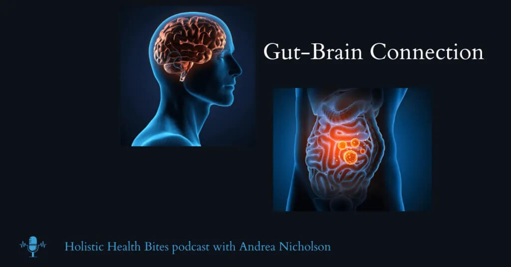 Gut-Brain Connection podcast by Functional Nutritionist Andrea Nicholson