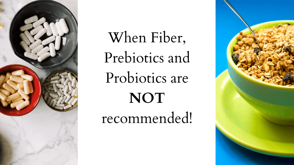 When you should not take prebiotics and probiotics by Functional Nutritionist Andrea Nicholson