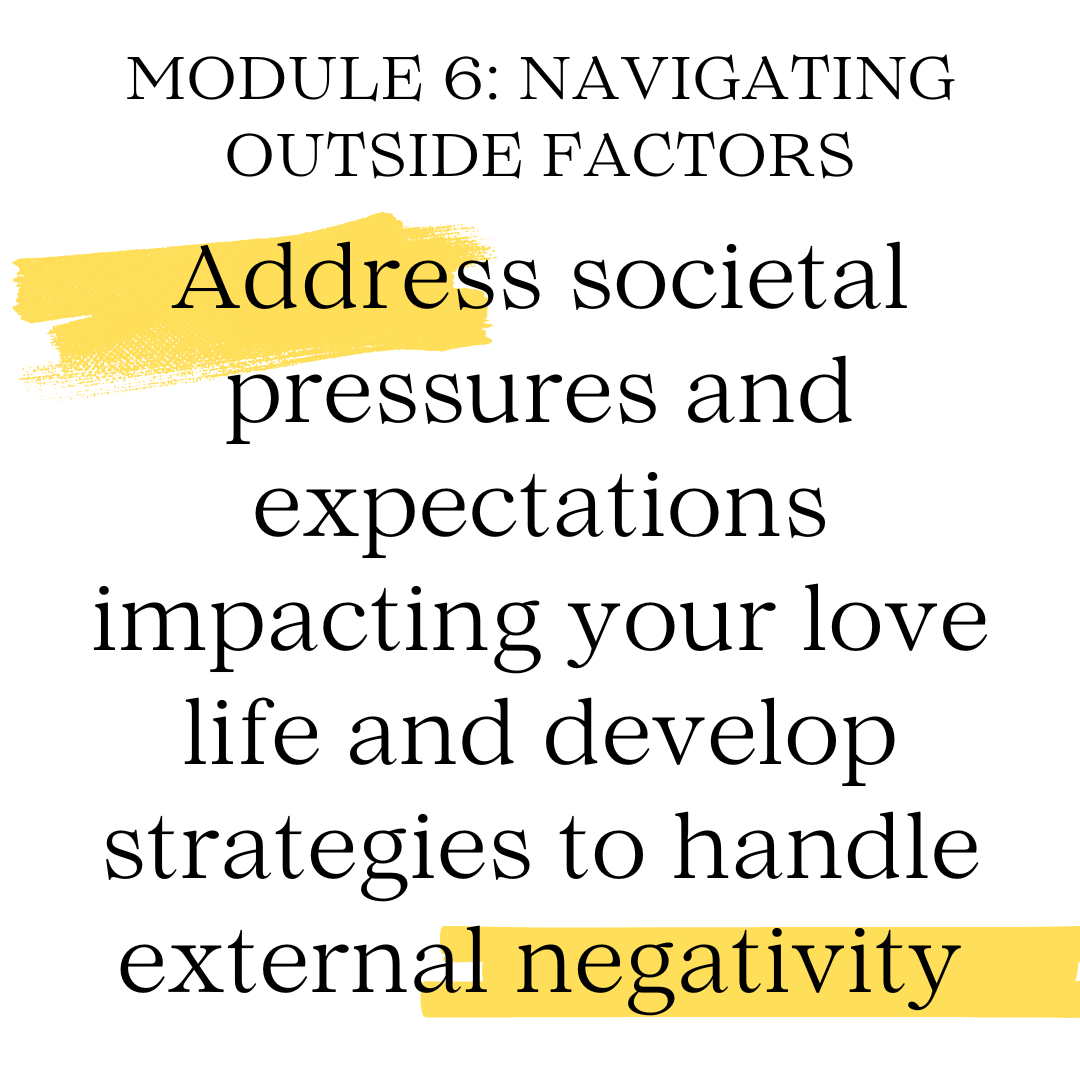 develop strategies to handle external negativity