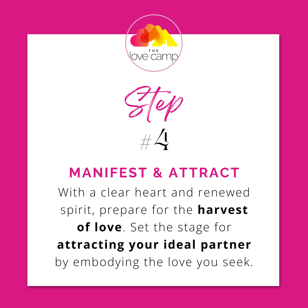 With a clear heart and renewed spirit, prepare for the harvest of love. Set the stage for attracting your ideal partner by embodying the love you seek.