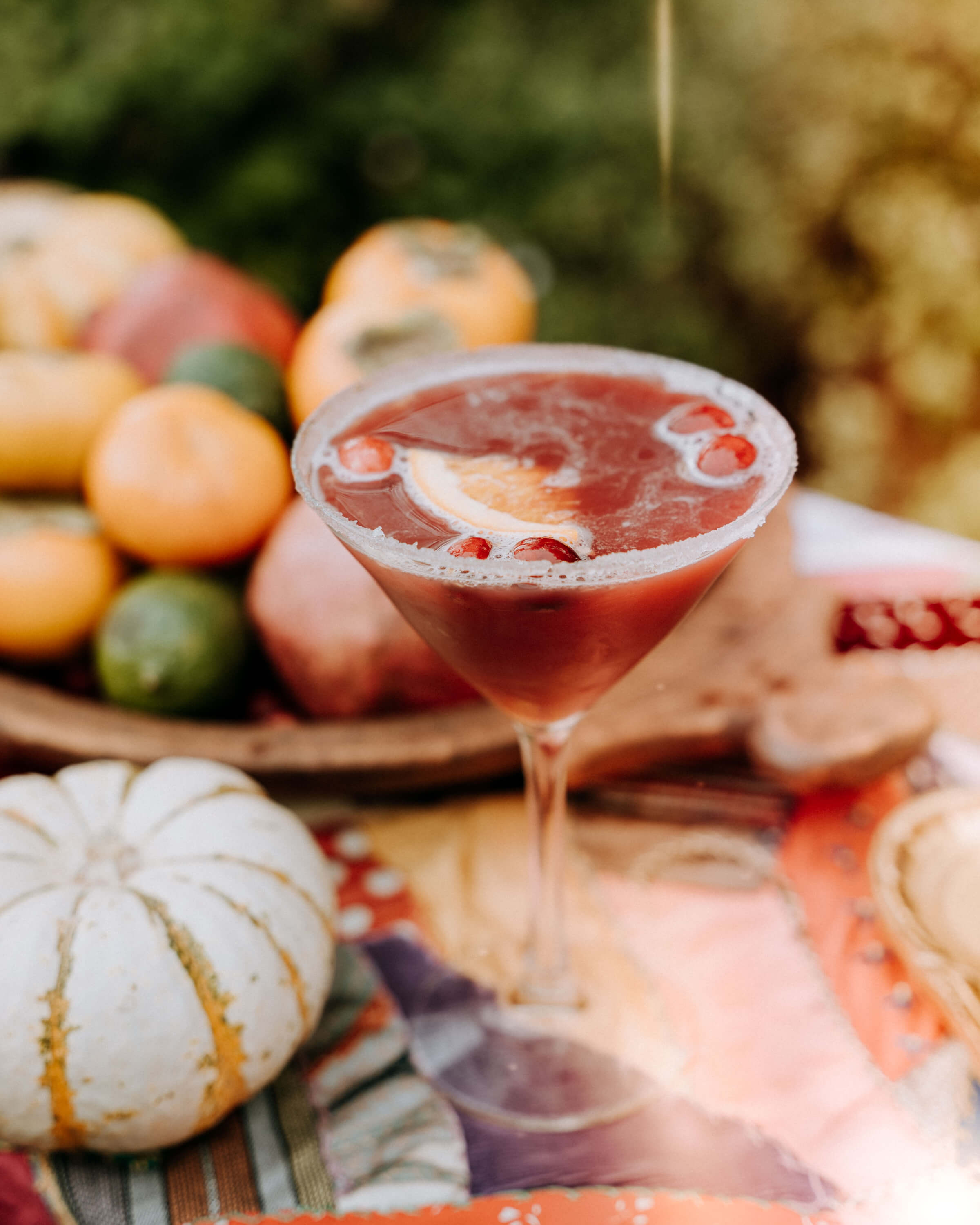 Pomegranate Cranberry Mocktail