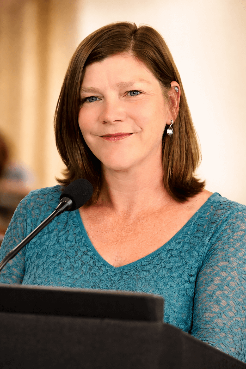 Calm, sunlit workspace