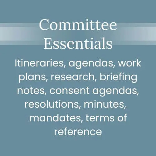 Committee Meeting Essentials