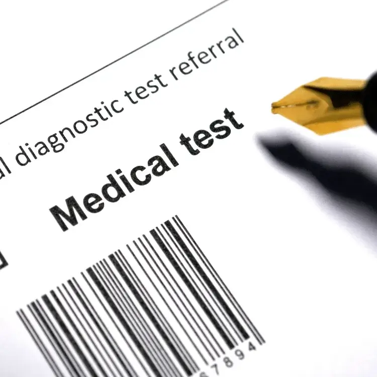 Medical Test Checklist